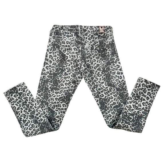 Guess Gray Animal Print “Skinny Ultra Low” Denim Jeans (size 25) - Picture 7 of 10
